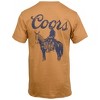 Mens Coors Cow Print Front and Back Print T-Shirt - 3 of 4