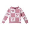 Andy & Evan  Toddler  Bow Icon Chenille Sweater w/Jegging Set - 3 of 4