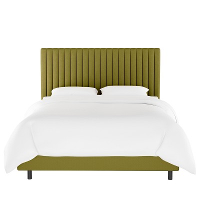 Queen Channel Bed Green Velvet - Opalhouse™