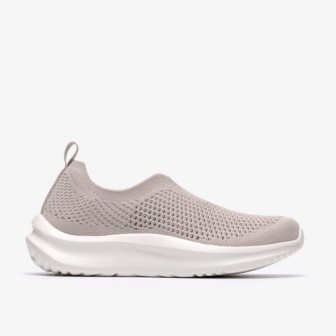 Обувь Clarks Cloudsteppers Womens Solevana Knit Pale Grey Shoes 8 Medium