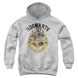 Boys' Harry Potter Hogwarts Crest Hooded Sweatshirt - 1 of 4