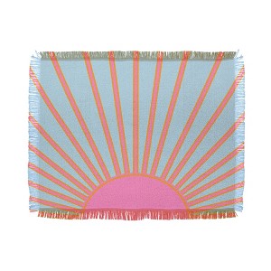 Daily Regina Designs Le Soleil 02 Abstract Retro Woven Throw Blanket - Deny Designs - 1 of 4