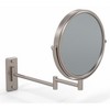Aptations Mirror Image Double Arm Wall Mirror, 7.75-Inch Diameter, 1X and 5X Magnification - 2 of 4