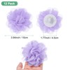 Unique Bargains Mesh Fabric Full Chiffon Flowers for DIY 12 Pcs - 3 of 4
