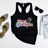 Simply Sage Market Women's Stars and Stripes Distressed Racerback Tank - 3 of 4