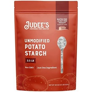 Judees Unmodified Potato Starch 2.5 lb - Just One Ingredient - Great for Breading, Thickening, Cooking, and Baking Gluten-Free - 1 of 4