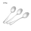 Unique Bargains 410 Stainless Steel Home Kitchen Restaurant Spoons 3 Pcs - 3 of 4
