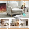MOONMISS 3-in-1 convertible sleeper,mid-century modern decor,suitable for small spaces with three pillows - 4 of 4