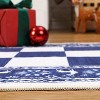 Runner Rug, Washable Checkered Christmas Carpet, Soft Low Pile Non-Slip Rug for Kitchen, Entryway or Hallway Decor - 4 of 4