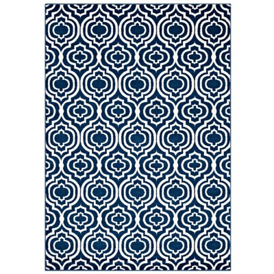 Modway Frame 5x8 Area Rug - Transitional Moroccan Trellis Pattern with Tight Low Pile and Neutral Tones