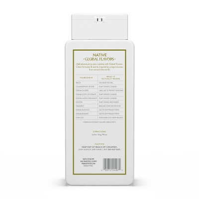Native Limited Edition Global Flavors Sulfate-Free Body Wash - Brazilian Honey Melon - 18 fl oz