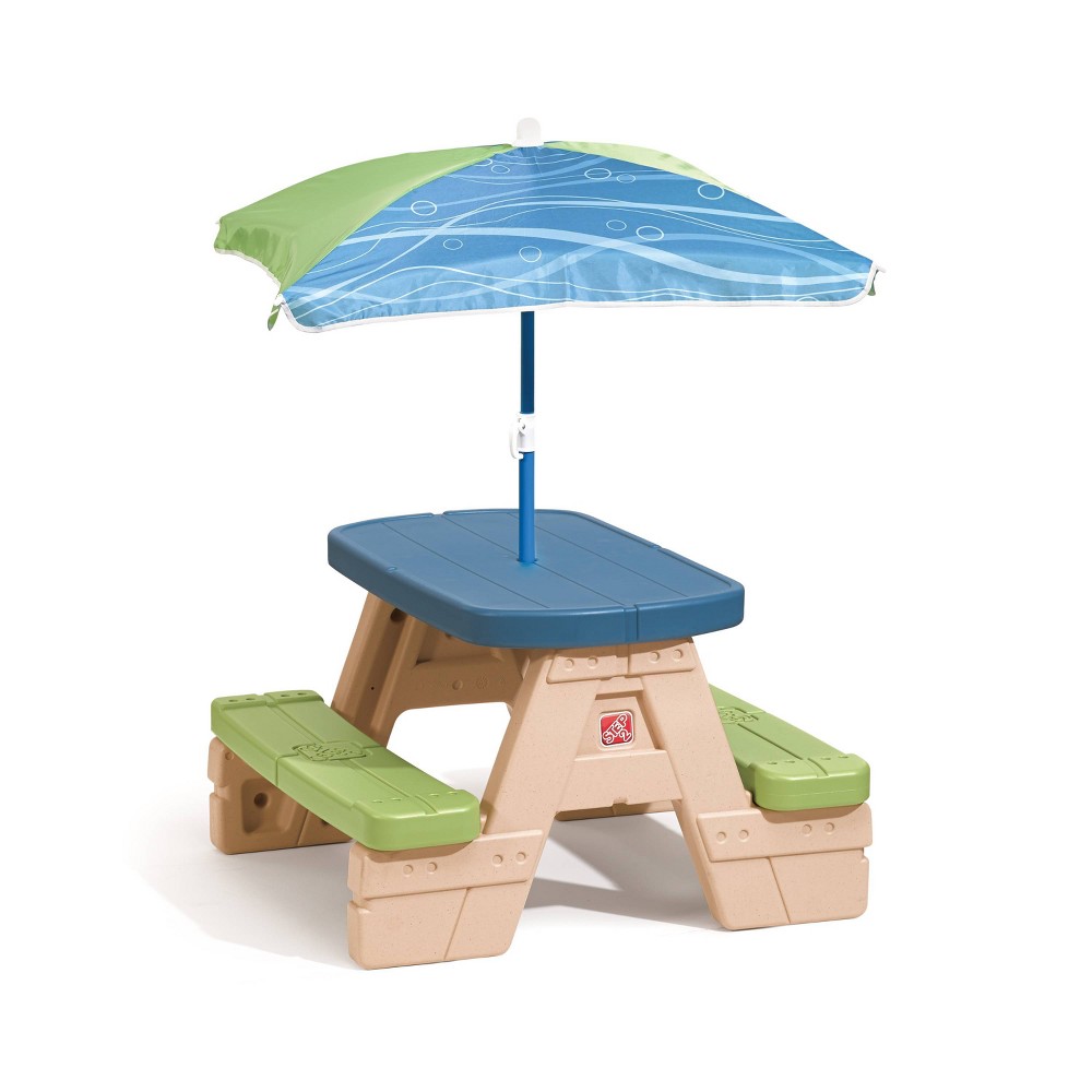 UPC 733538841899 product image for Step2 Sit & Play Junior Picnic Table with Umbrella | upcitemdb.com
