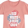 Girls' - Instant Message - Americana Fitted Short Sleeve Graphic T-Shirt - 2 of 4