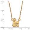 Black Bow Jewelry 14k Yellow Gold Plated Sterling Silver Phi Mu Greek Life Necklace 18 Inch - 2 of 4