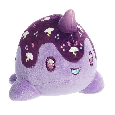Aurora Small Thunderstorm Nomwhal Tasty Peach Enchanting Stuffed Animal Purple 7"