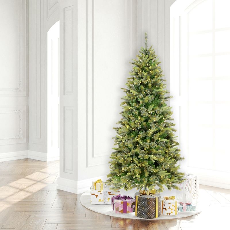 Vickerman Cashmere Pine Slim Artificial Christmas Tree, 5 of 7