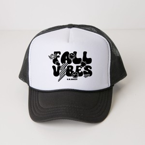 S.W.Smiley Fall Vibes Lightning - Foam Trucker Hat - 1 of 1