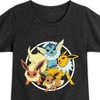 Girls' - Pokémon - Eevee Group Fitted Short Sleeve Graphic T-Shirt - 2 of 4