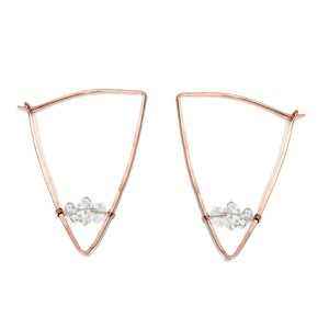 Large Shield Hoops - 1 of 4