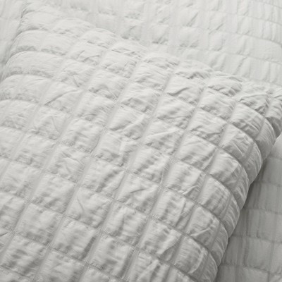 Lush Decor Lush Décor 3pc Full/Queen Crinkle Textured Dobby Comforter Set Light Gray: Midweight Microfiber Bedding, Contemporary Style — фото 6