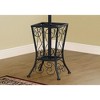 Monarch Specialties Coat Rack Hall Tree Free Standing 8 Hooks Entryway 71InchH Umbrella Holder Bedroom Metal Black Transitional - 3 of 4
