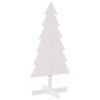 Aghana Digitals 120cm White Solid Pine Wood Christmas Tree - Rustic DIY-Friendly Decor for - 2 of 4