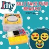 Emoji Smiley Face Fuse Beads - 6 Different Emojis - 3600pcs Beads (6 Colors), Tweezers, Peg Boards, Ironing Paper, Case - Works with Perler Beads - 2 of 3