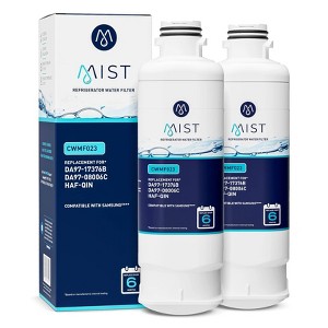 Mist Samsung DA97-17376B Compatible with DA97-08006C, HAF-QIN, HAF-QIN/EXP Refrigerator Water Filter (2pk) - 1 of 4