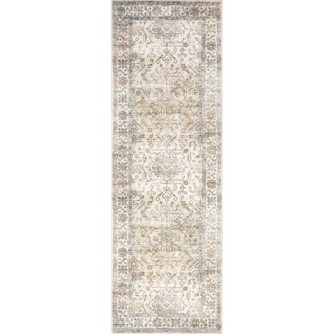 Nuloom Britt Spill Proof Machine Washable Runner Kitchen Rug - 2' 6