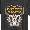 Women's - Yellowstone - Dutton Ranch Steer Skull with Flowers Short Sleeve Graphic T-Shirt - 2 of 4