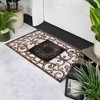 Northlight Copper and Black "Welcome and Good Bye" Doormat 30 x 18 - 2 of 4