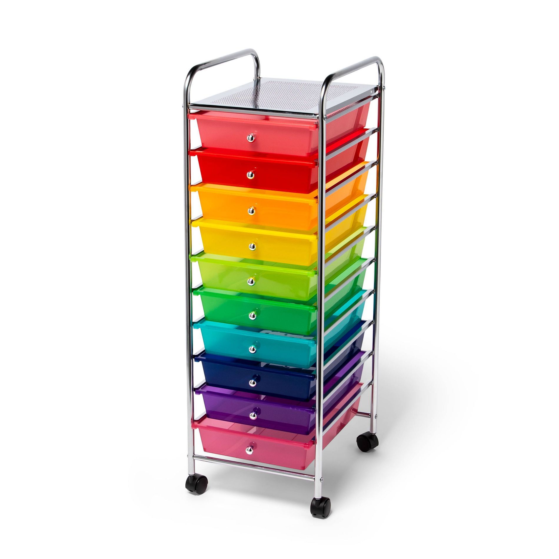 10 Shelf Rolling Cart Rainbow, Teacher Supplies - up&up™
