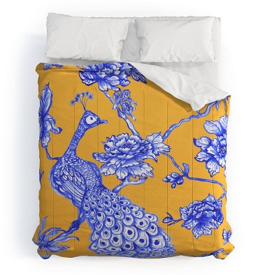 Deny Designs 3pc King Jacqueline Maldonado Chinoserie Comforter and Sham Set