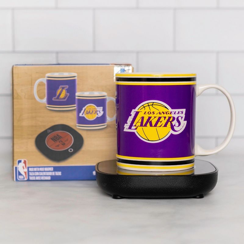 Uncanny Brands NBA Los Angeles Lakers Logo Mug Warmer Set, 5 of 6