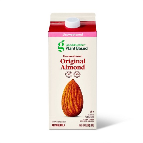 Unsweetened Original Almond Milk - 0.5gal - Good & Gather™ - image 1 of 3