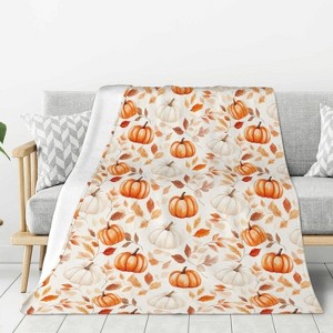 Lomsoe Christmas Pine Tree White Winter Couch Throw Blanket Flannel Soft Blanket for Living Room Bed Sofa Travel Office Camping. - 1 of 4