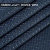 Shower Curtain, Hotel Quality Waffle Weave Textured Fabric Shower Curtains for Bathroom Washable - 4 of 4
