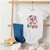 Christmas All Is Calm Song Lyric Baby Bodysuit Jumper Girls Brisco Brands - 4 of 4