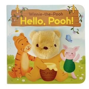 Winnie-The-Pooh Hello, Pooh Puppet Book - by  Cottage Door Press (Board Book) - 1 of 1