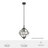 Hunter Fans 12" Stone Creek Mini Pendant Noble Bronze Ceiling Light - 4 of 4