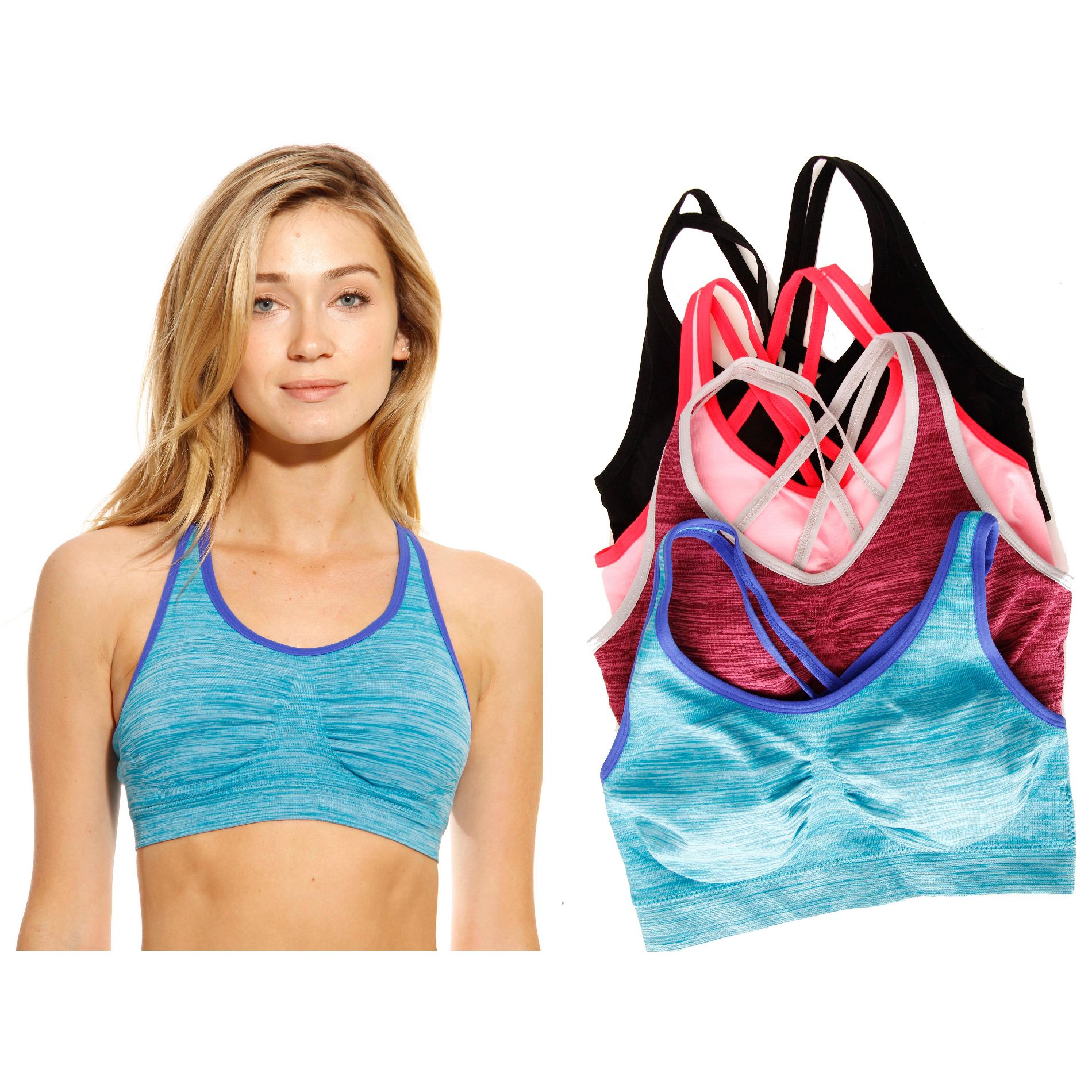 Just Intimates Sports Bra / Bras (Pack of 4)