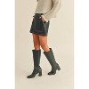 Women's Stitch Detail Zip Skirt - MIOU MUSE - 2 of 3