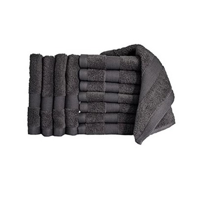 Hearth & Harbor 6-Piece Bath Towel Set - 100% Ring Spun Cotton, 600 GSM, Includes Bath, Hand Towels & Washcloths (Hunter Green)