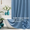 LunaLulinlk Thick Luxury Waffle Shower Curtain, 72"x 72" , Moonlight Blue - 2 of 4