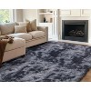 AMERLIFE Area Rug with Shaggy High Pile, Soft Carpet for Living Room and Bedroom - 2 of 4