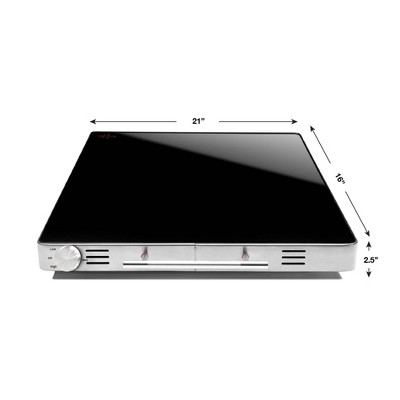 Chefman Electric Glass Warming Tray with Temperature Control