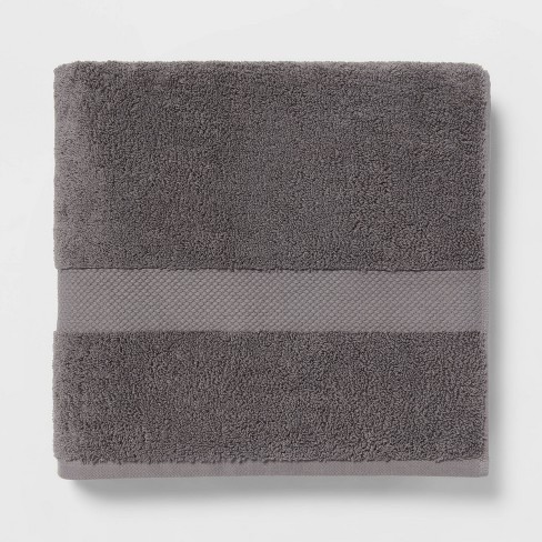 Grey Performance Bath Towel