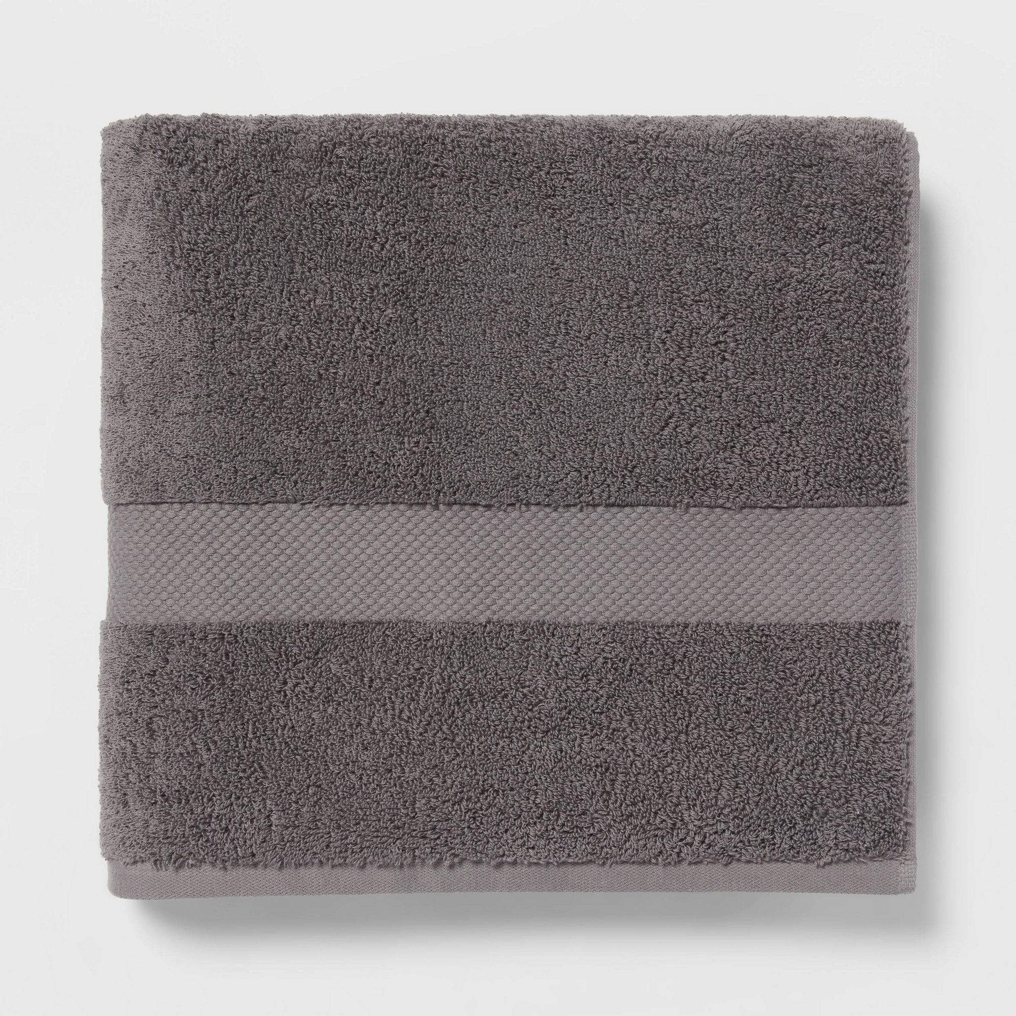 Performance Plus Bath Towel Dark Gray - Threshold™