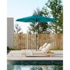 7.5FT Patio Umbrella Outdoor, Market Umbrella, Table Umbrella with Push Button Tilt and Crank, 6 Sturdy Ribs UV Protection Waterproof - 2 of 4