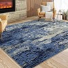 Modern Abstract Area Rugs for Living Room Washable Boho Rug - 2 of 4